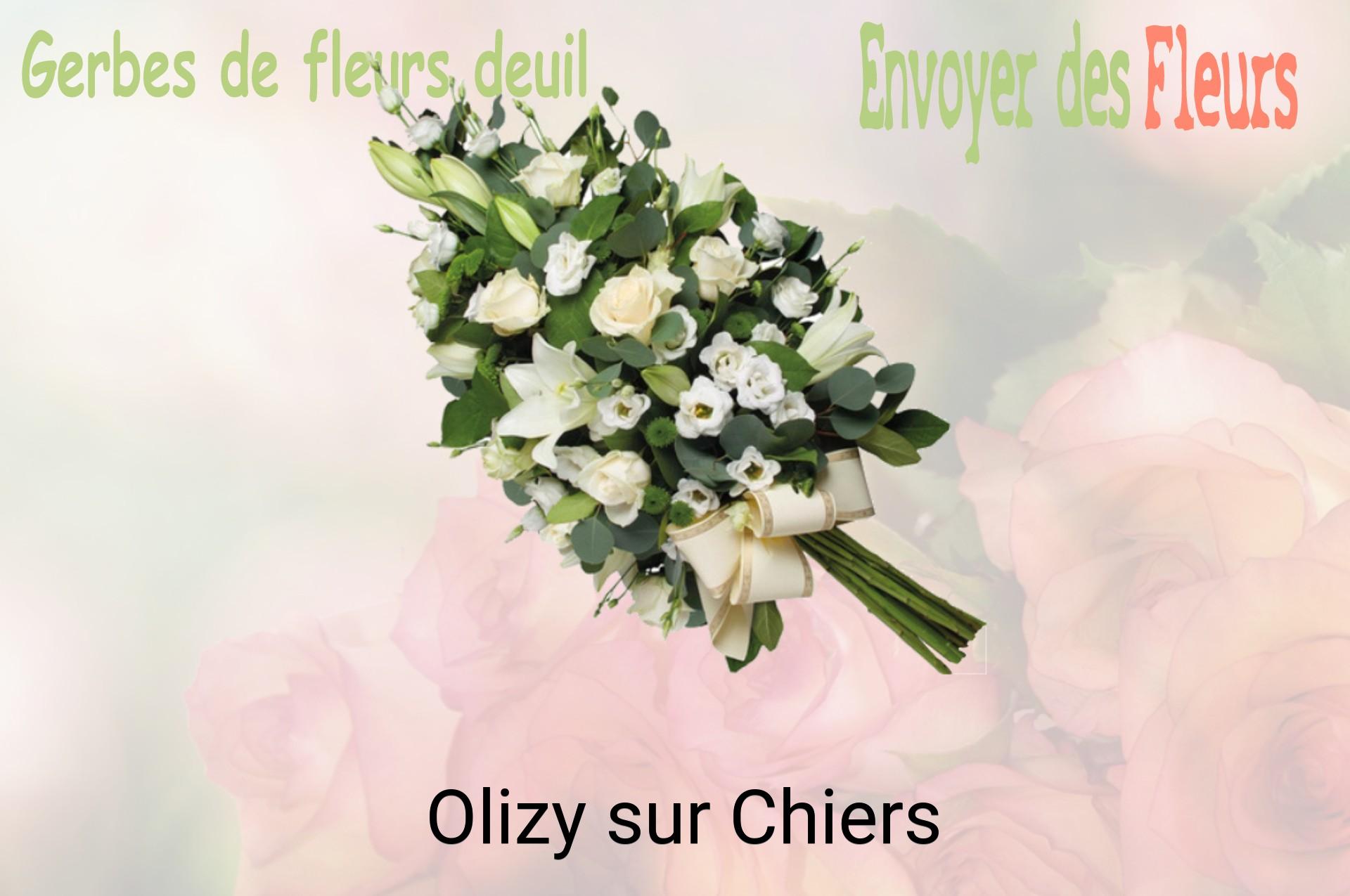 Gerbe de fleurs de deuil livrée à Olizy-sur-Chiers